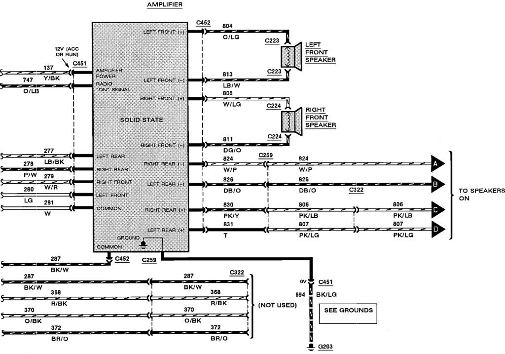 32 98 Mustang Radio Wiring Diagram - Wiring Diagram List