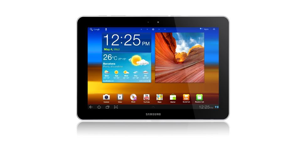 Galaxy Tab 10.1 Front