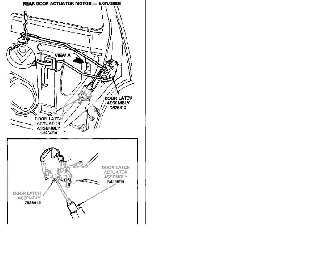 How to install replace power door lock actuator ford explorer #9