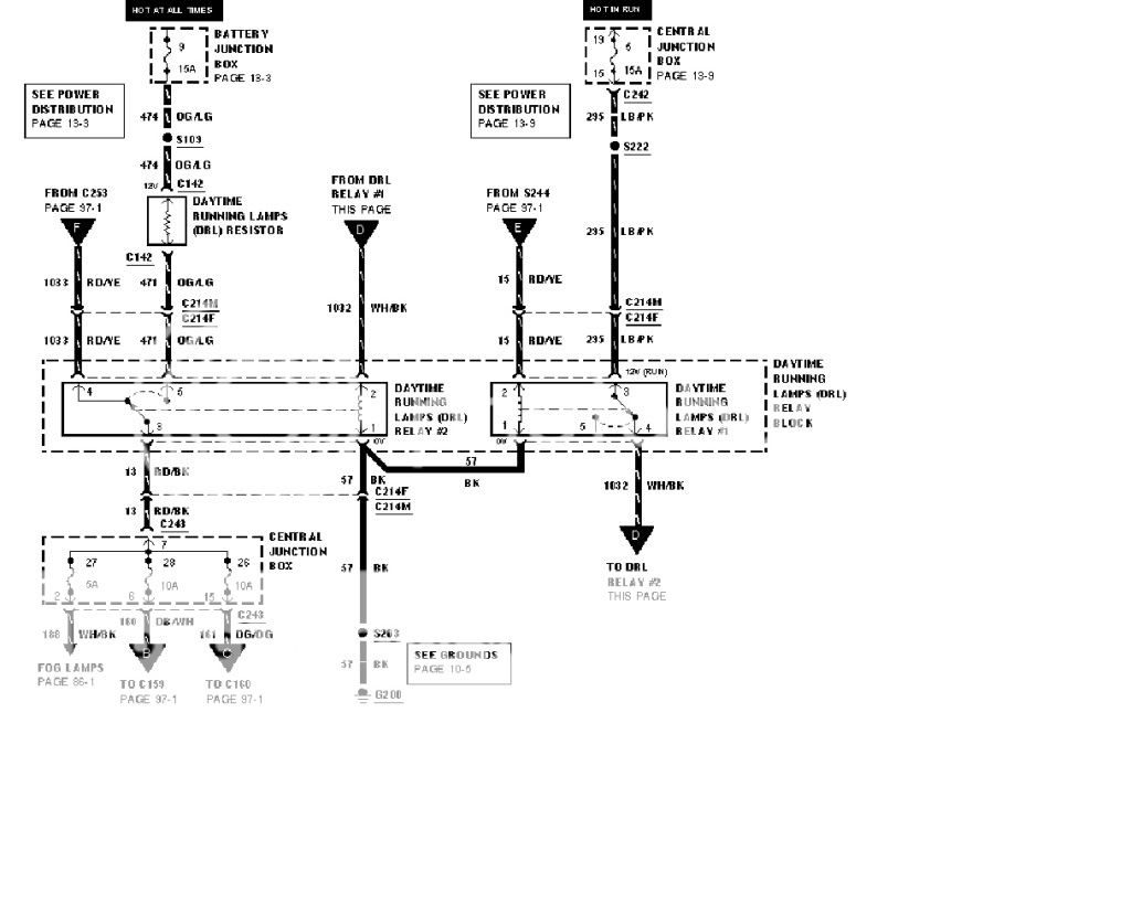 2008 Ford f250 headlight wiring diagram #7