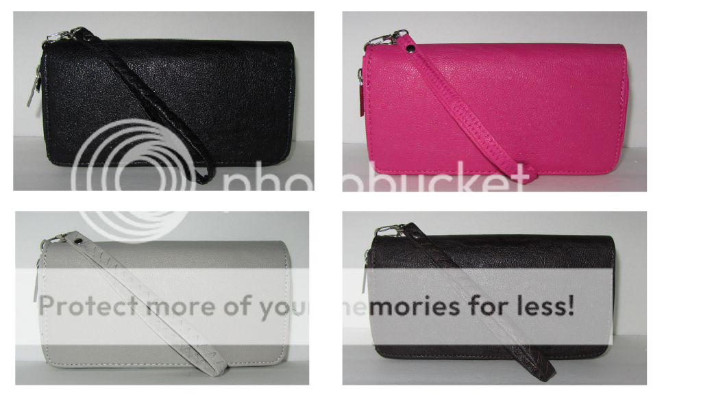   Long Wristlets Purse Organizer Check book Wallet Clutch Zip  