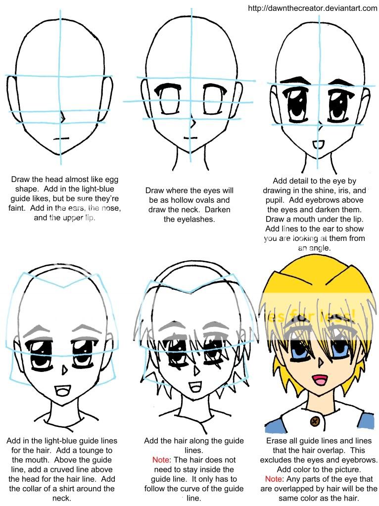 How To Draw Anime: A Tutorial Forum | Page 1 | The Official Art/Writing