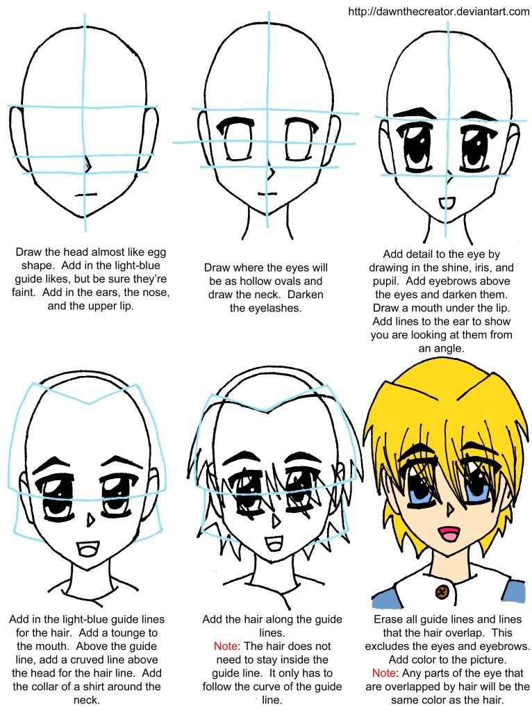 How To Draw Anime: A Tutorial Forum | Page 1 | The Official Art/Writing