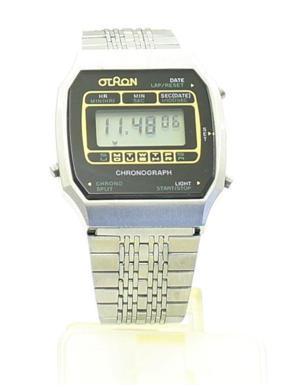 RARE VINTAGE OTRON Quartz Digital WATCH 1970's - NEW OLD