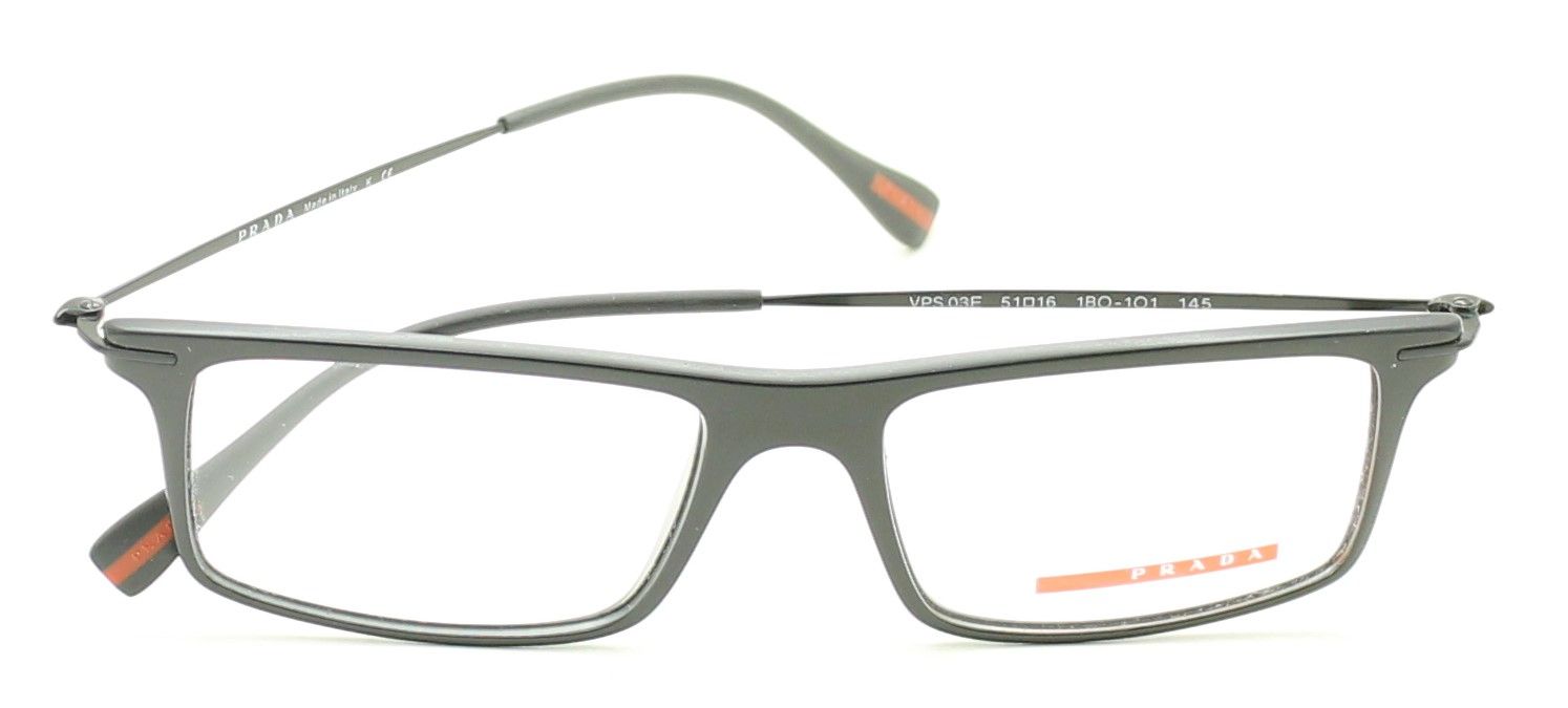 PRADA SPORTS VPS 03E 1BO-101 51mm Eyewear RX Optical Eyeglasses FRAMES ...