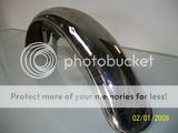 78 Honda CB400 Hawk front fender  